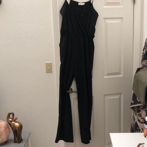 Silky Black Jumpsuit